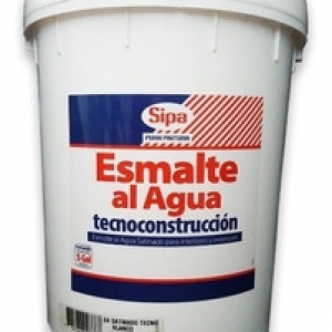 ESMALTE AL AGUA SIPA TECNO BLANCO 5 GLN.41751005
